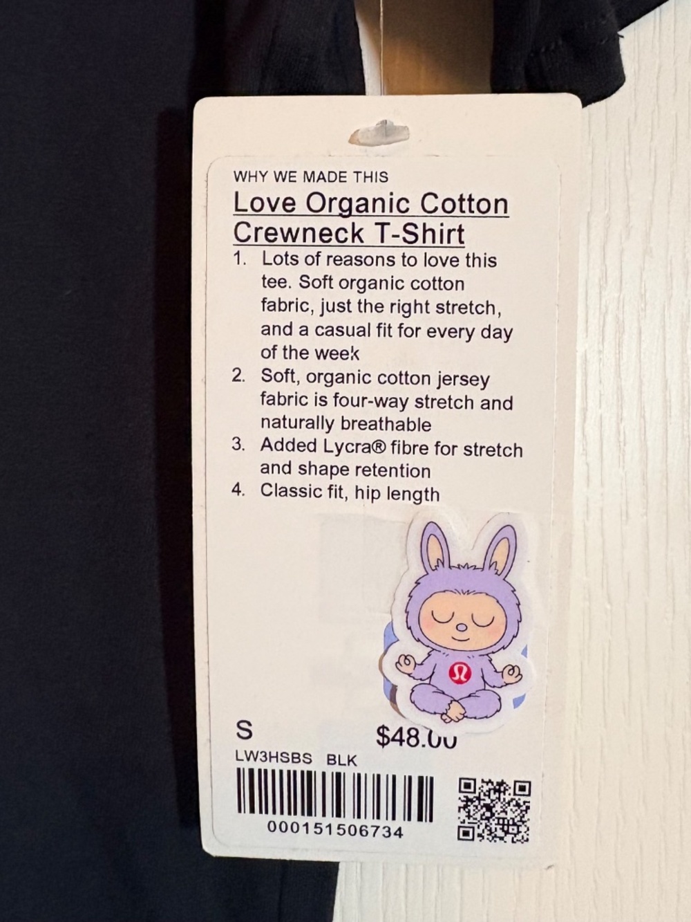 Lululemon Love Organic Cotton Straight-Hem Crewneck T-Shirt - Picture 3 of 5